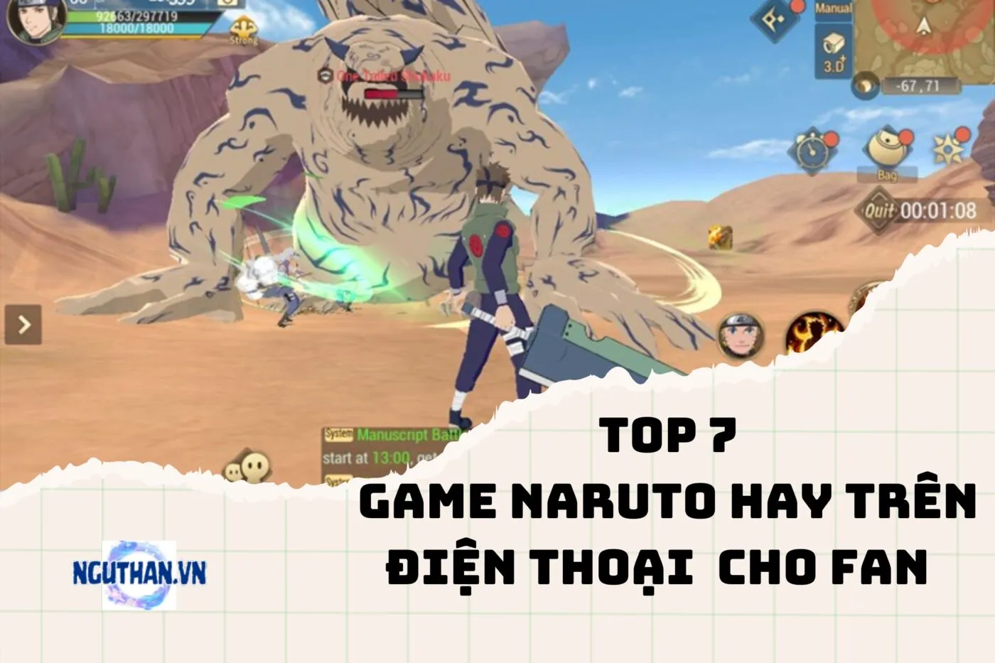 Top 7 game Naruto hay trên điện thoại cho fan cứng 2025